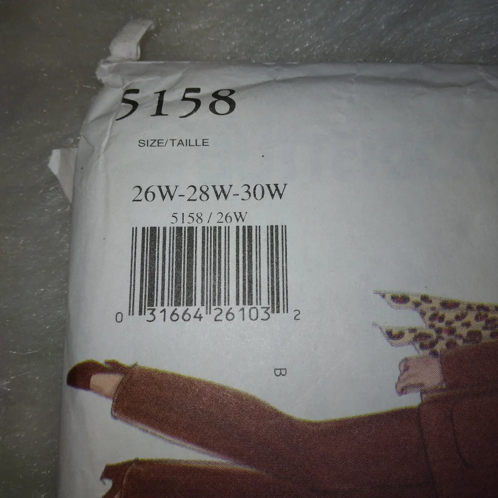 Butterick pants new pockets